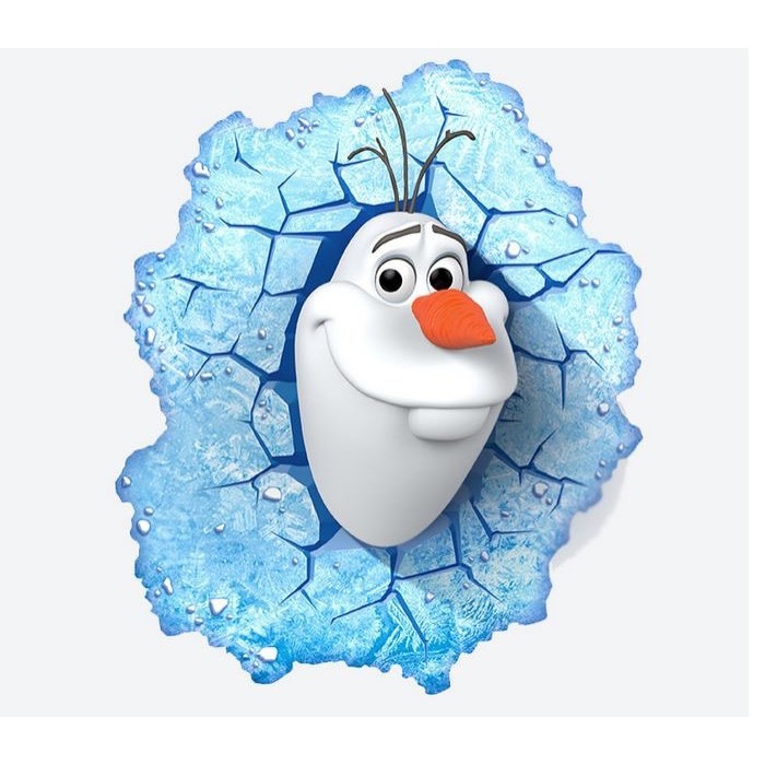 La Reine des neiges - Lampe 3D LED Olaf - Figurine-Discount