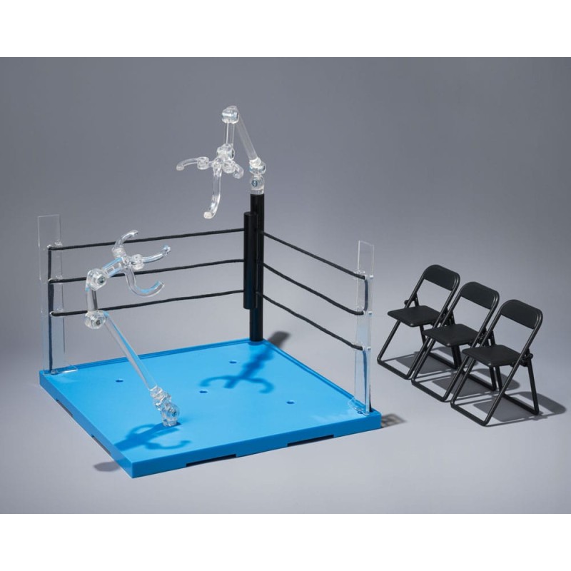 Autre - Tamashii Stage accessoires pour figurine Act Ring Corner & Folding Chair Set Neutral Ver.