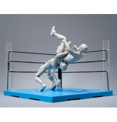 Tamashii Stage - Accessoires pour figurine Act Ring Corner & Folding Chair Set Neutral Ver.