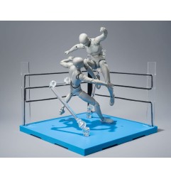 Autre - Tamashii Stage accessoires pour figurine Act Ring Corner & Folding Chair Set Neutral Ver.