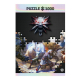 The Witcher III: Wild Hunt Gaming - Puzzle Geralt & Triss in Battle (1000 pièces)