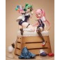 Poyoyon Rock Artwork Collection - Statuette PVC 1/5.5 Midori & Pink Sukumizu 28 cm