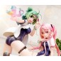 Poyoyon Rock Artwork Collection - Statuette PVC 1/5.5 Midori & Pink Sukumizu 28 cm