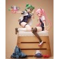 Poyoyon Rock Artwork Collection - Statuette 1/5.5 Midori & Pink Sukumizu 28 cm