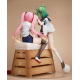 Poyoyon Rock Artwork Collection - Statuette 1/5.5 Midori & Pink Sukumizu 28 cm