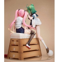 Poyoyon Rock Artwork Collection - Statuette PVC 1/5.5 Midori & Pink Sukumizu 28 cm