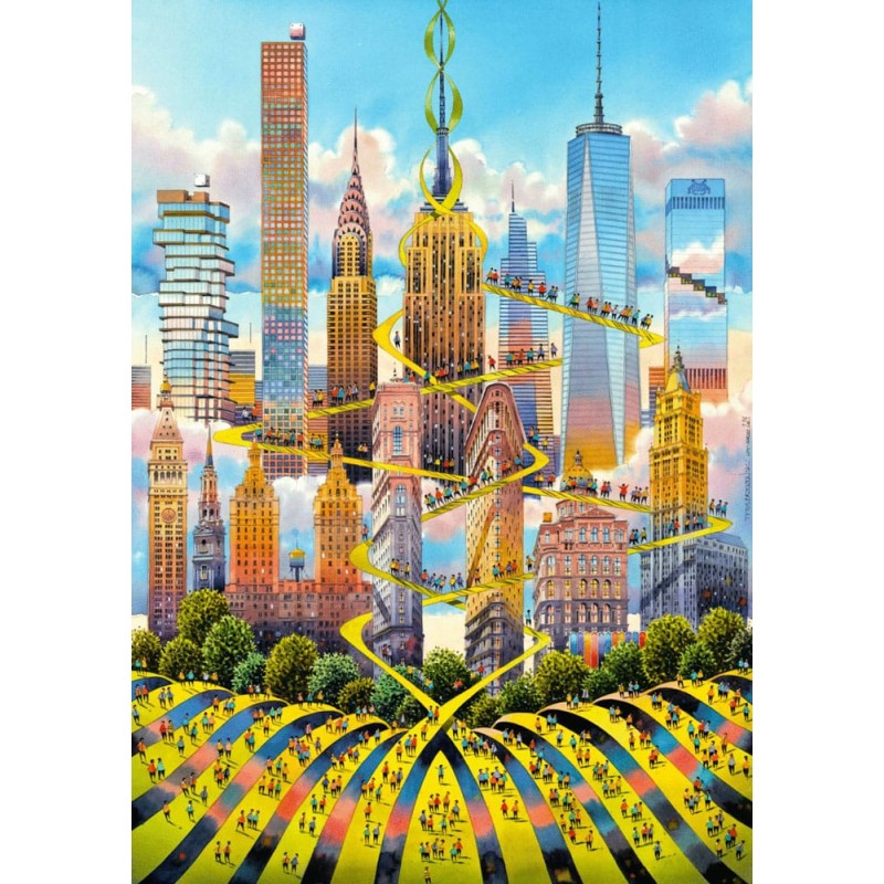 Autre - Tytus Brzozowski Puzzle New York (1000 pièces)