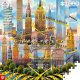 Tytus Brzozowski - Puzzle New York (1000 pièces)