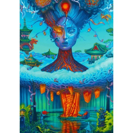 Autre - Kamil Jakóbczak Puzzle Fuji (1000 pièces)