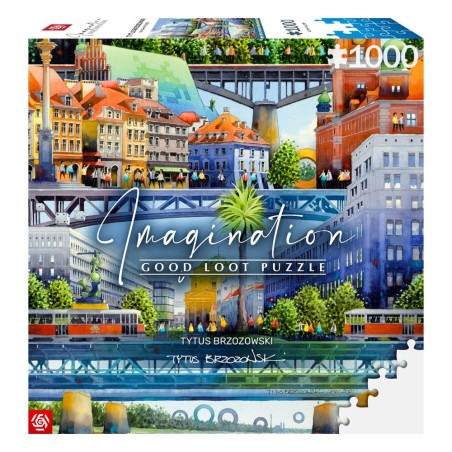 Autre - Tytus Brzozowski puzzle Imagination Warsaw Bridges (1000 pièces)
