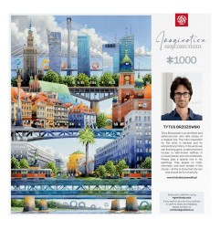 Autre - Tytus Brzozowski puzzle Imagination Warsaw Bridges (1000 pièces)