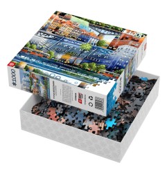 Autre - Tytus Brzozowski puzzle Imagination Warsaw Bridges (1000 pièces)