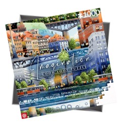 Autre - Tytus Brzozowski puzzle Imagination Warsaw Bridges (1000 pièces)