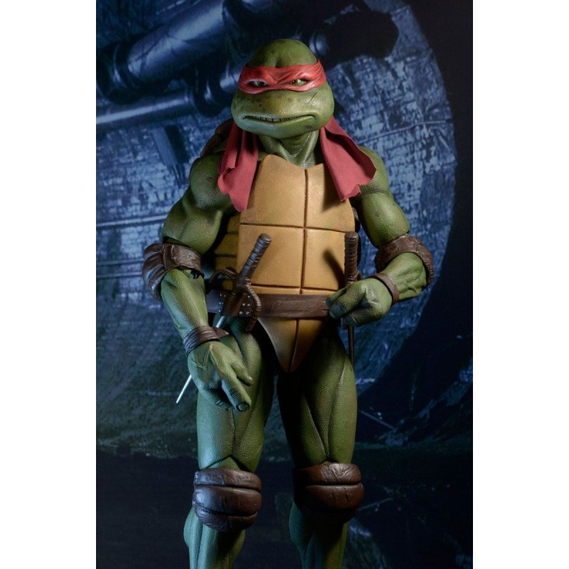 Figurine Les Tortues Ninja - NECA - Leonardo - 1/4 Giant-Size - Blanc et Vert - Jeux - Jouets