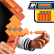 NERF - Arc lance-fléchettes NERF Minecraft