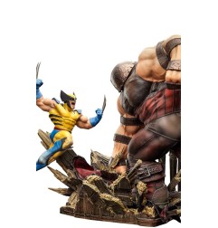 Marvel - Statuette 1/10 BDS Art Scale Wolverine vs Juggernaut heo EU Exclusive 30 cm