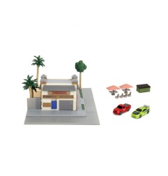 Fast & Furious - Diorama Nano Metalfigs Nano Scene Toretto's Café