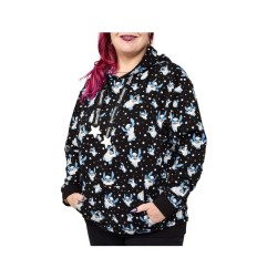 Lilo & Stitch - Veste à capuche Ghost by Loungefly