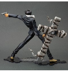 Trigun - Badlands Rumble statuette PVC ARTFX J 1/8 Nicholas D. Wolfwood Renewal Package Version 20 cm