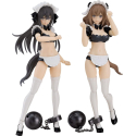Guilty Princess - Figurine PLAMAX GP-07 Underwear Body Girl Ran & Jelly: Maid Ver. Set 16 cm