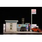 Original Illustration - Maquette papier 1/64 Gas Station 11 cm (re-run)
