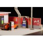 Original Illustration - 1/64 maquette papier 1/64 Gas Station 11 cm (re-run)
