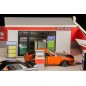 Original Illustration - Maquette papier 1/64 Gas Station 11 cm (re-run)