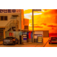 Original Illustration - Maquette papier 1/64 Gas Station 11 cm (re-run)