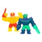 Heroes of Goo Jit Zu Meteor Madness - Pack 2 figurines extensible Flame Blazagon vs. Cacticus 13 cm