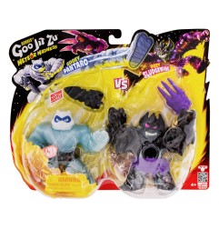 Heroes of Goo Jit Zu Meteor Madness - Pack 2 figurines extensible Pantaro vs. Sludgewing 12 cm
