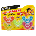 Heroes of Goo Jit Zu Meteor Madness - Pack 5 figurines extensible Goo Slingers Hyper Blast Slingers 5 cm