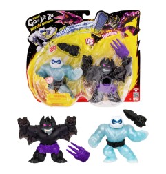 Autre - Heroes of Goo Jit Zu Meteor Madness pack 2 figurines extensible Pantaro vs. Sludgewing 12 cm