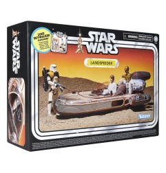 Star Wars Episode IV Vintage Collection - Véhicule avec figurine Landspeeder & Luke Skywalker (Tatooine)