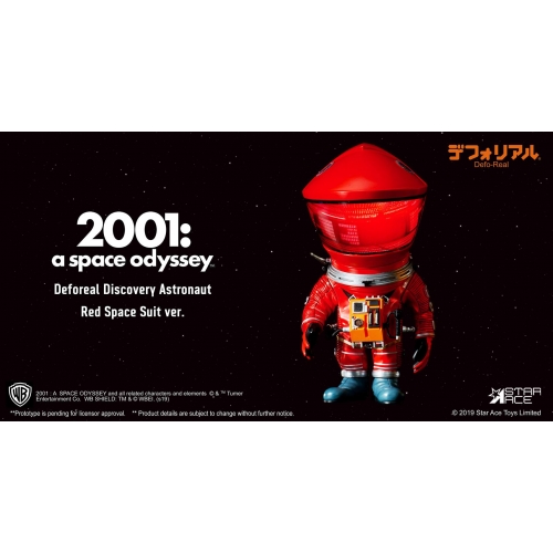 2001, l'Odyssée de l'espace - Figurine Artist Defo-Real Series DF Astronaut Red Ver. 15 cm