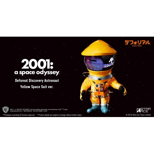 2001, l'Odyssée de l'espace - Figurine Artist Defo-Real Series DF Astronaut Yellow Ver. 15 cm