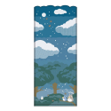 Mon voisin Totoro - Serviette de toilette Under the moon 34 x 80 cm