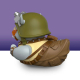 Les Tortues Ninja - Figurine Tubbz Rocksteady 1st Edition 10 cm