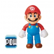 World of Nintendo - Figurine Mario with POW Block 10 cm