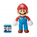 World of Nintendo - Figurine Mario with POW Block 10 cm