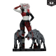 DC Direct - Statuette 1/10 Harley Quinn: Red, White & Black Harley Quinn by Jenny Frison 19 cm