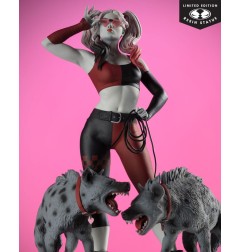 DC Comics - DC Direct statuette 1/10 Harley Quinn: Red, White & Black Harley Quinn by Jenny Frison 19 cm