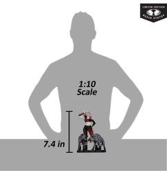 DC Comics - DC Direct statuette 1/10 Harley Quinn: Red, White & Black Harley Quinn by Jenny Frison 19 cm