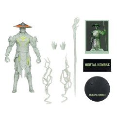 Mortal Kombat - Figurine Raiden Glow in the Dark Edition (Gold Label) 18 cm