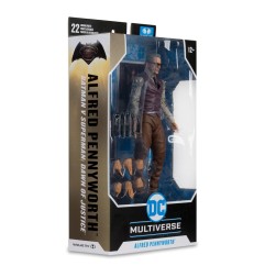 DC Comics - Batman v Superman : L'Aube de la justice DC Multiverse figurine Alfred Pennyworth 18 cm