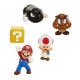 World of Nintendo - Pack 5 figurines Super Mario New Bros. U Acorn Plains 6 cm