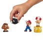 World of Nintendo - Pack 5 figurines Super Mario New  Bros. U Acorn Plains 6 cm