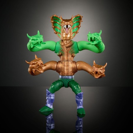 Les Maîtres de l'Univers - MOTU x TMNT: Turtles of Grayskull figurine Deluxe King Hiss 14 cm