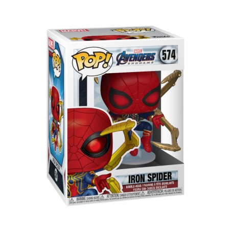 Avengers (Marvel) - Avengers: Endgame POP! Movies Vinyl figurine Iron Spider w/Nano Gauntlet 9 cm