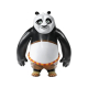 Kung Fu Panda - Figurine flexible Bendyfigs Po Ping 15 cm