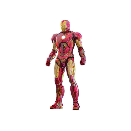 Iron Man - Figurine Movie Masterpiece Diecast 1/6 Iron Man Mark VI (Fractal Armor) Hot Toys Exclusive 33 cm